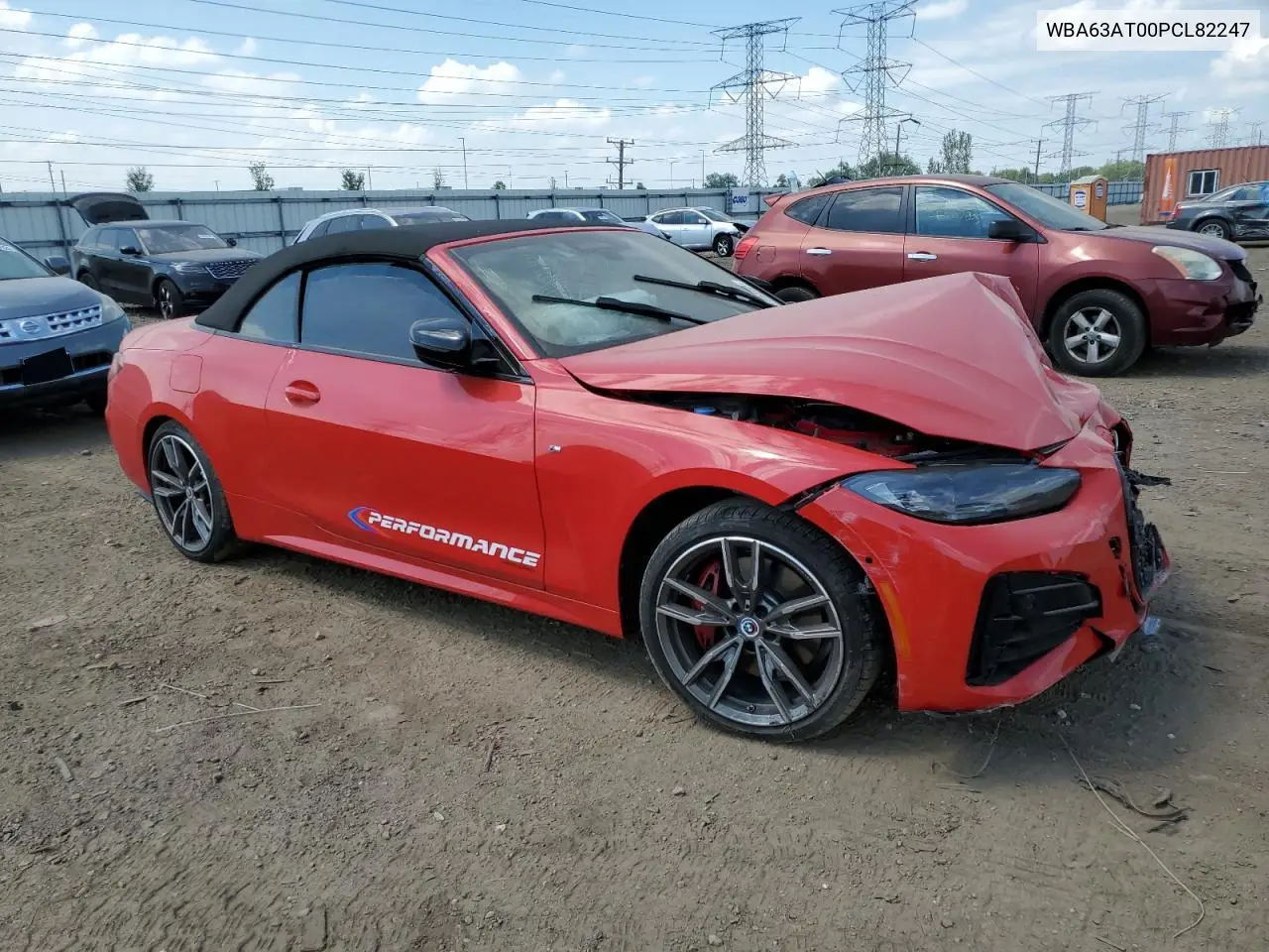 2023 BMW M440Xi VIN: WBA63AT00PCL82247 Lot: 56640365