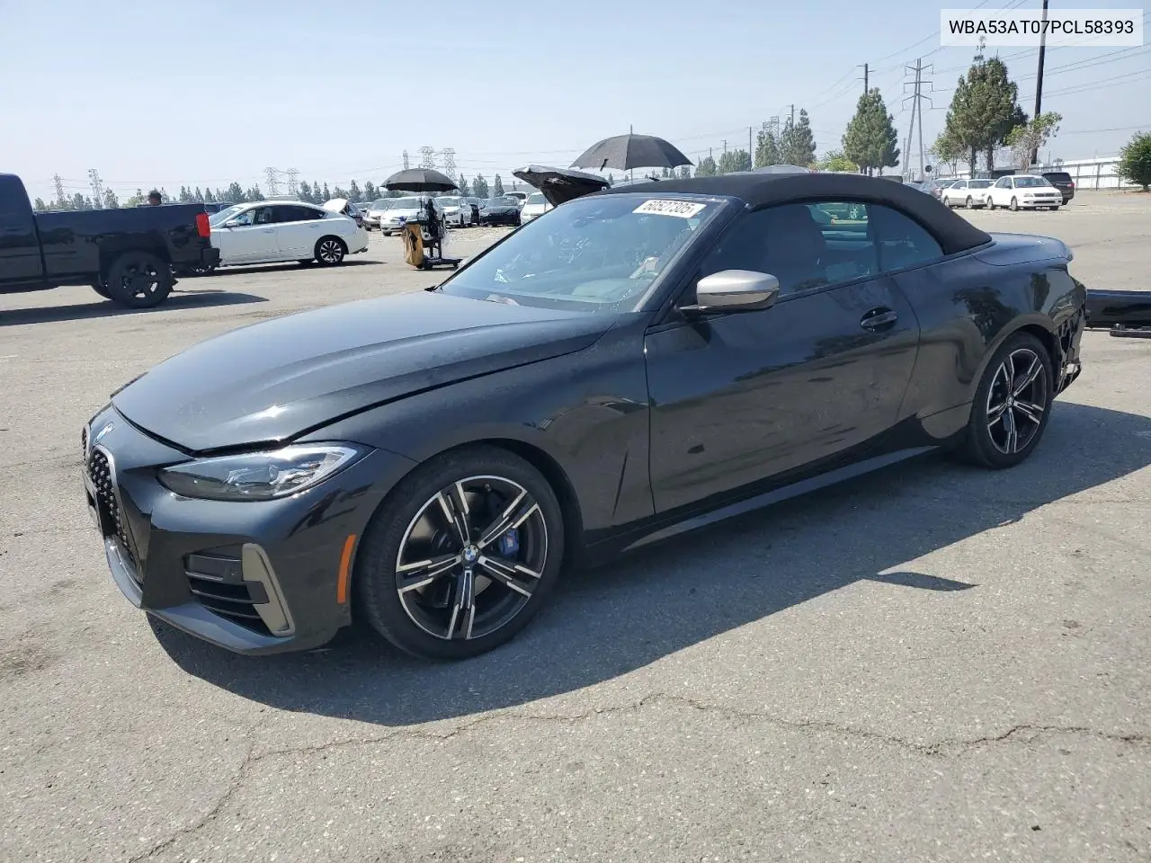 2023 BMW M440I VIN: WBA53AT07PCL58393 Lot: 60527305