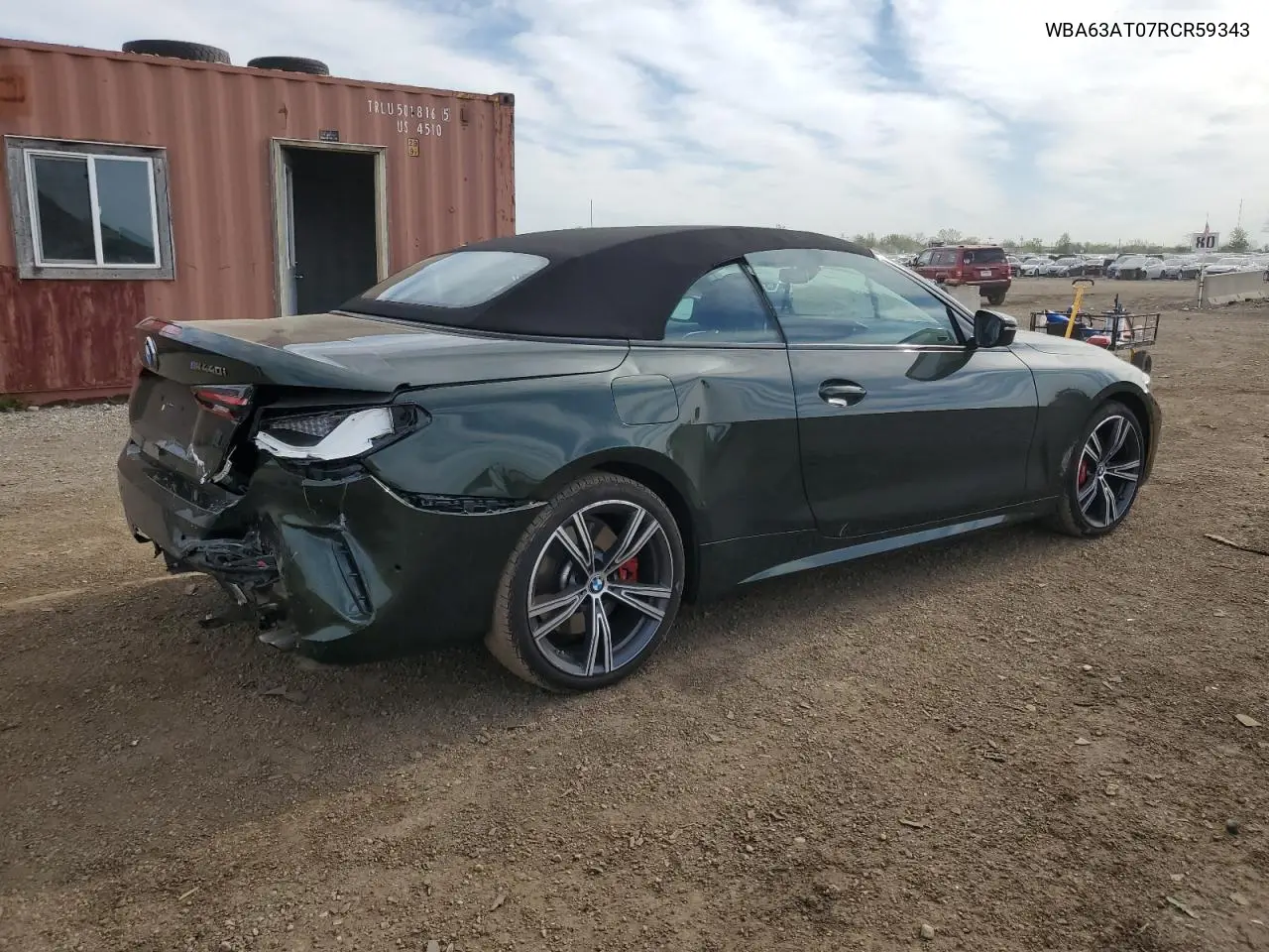 2024 BMW M440Xi VIN: WBA63AT07RCR59343 Lot: 55945985