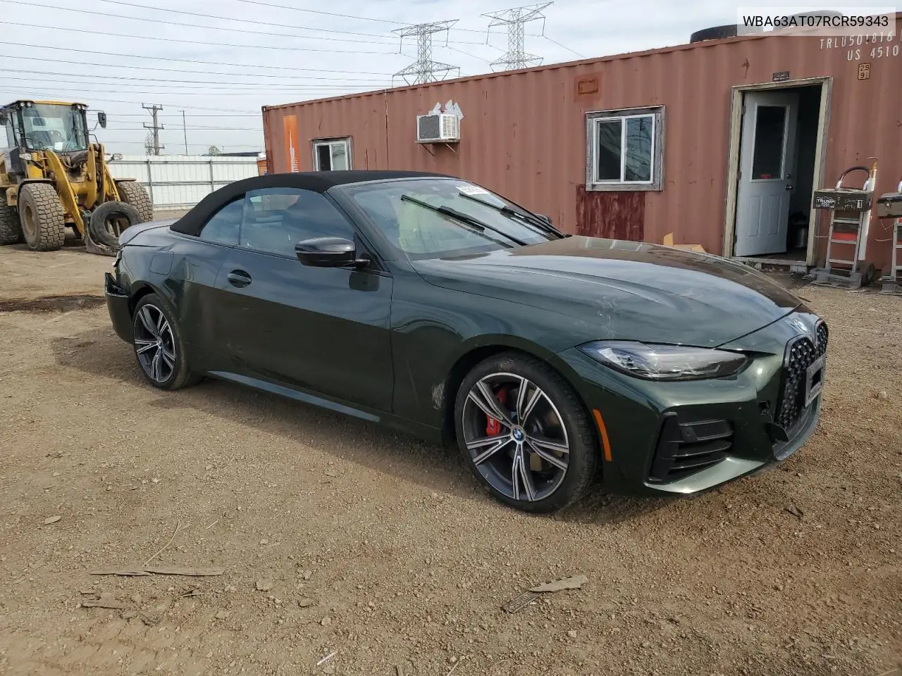 2024 BMW M440Xi VIN: WBA63AT07RCR59343 Lot: 55945985