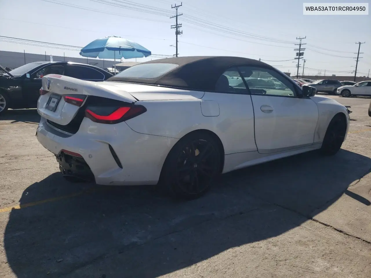 2024 BMW M440I VIN: WBA53AT01RCR04950 Lot: 56171265