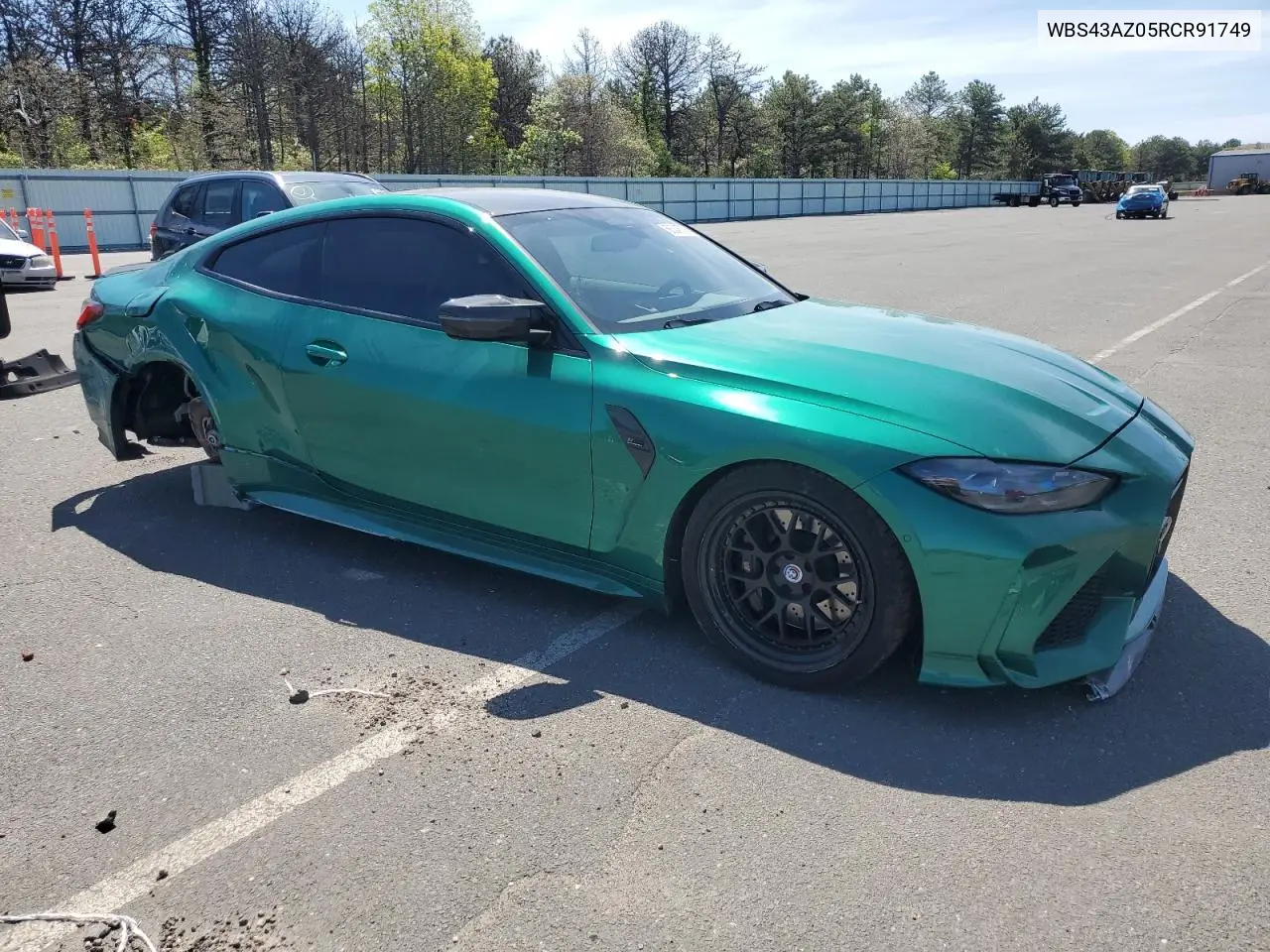 2024 BMW M4 Competition VIN: WBS43AZ05RCR91749 Lot: 56246305