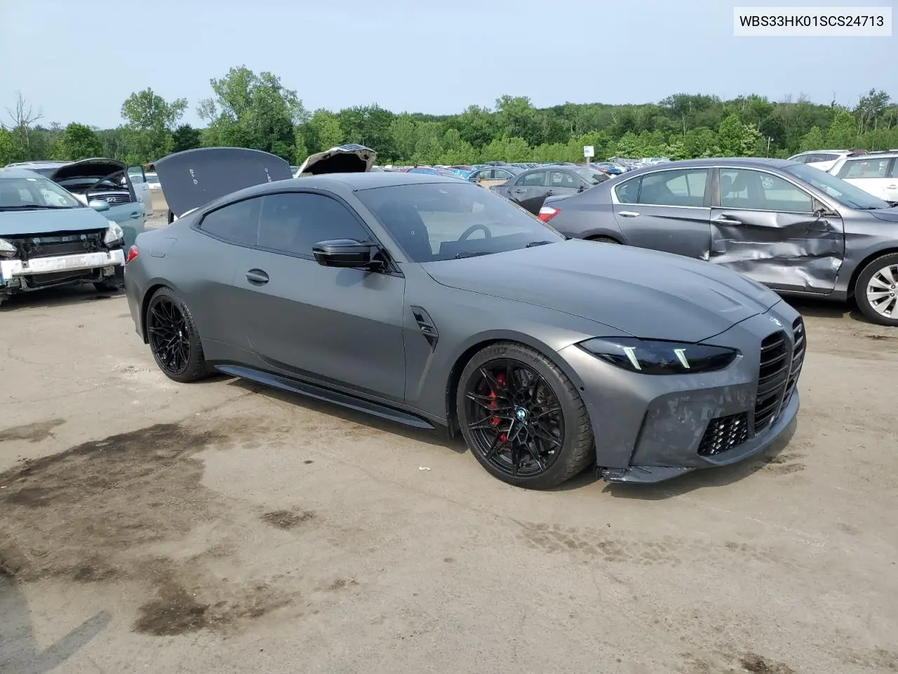 2025 BMW M4 Competition VIN: WBS33HK01SCS24713 Lot: 60858275