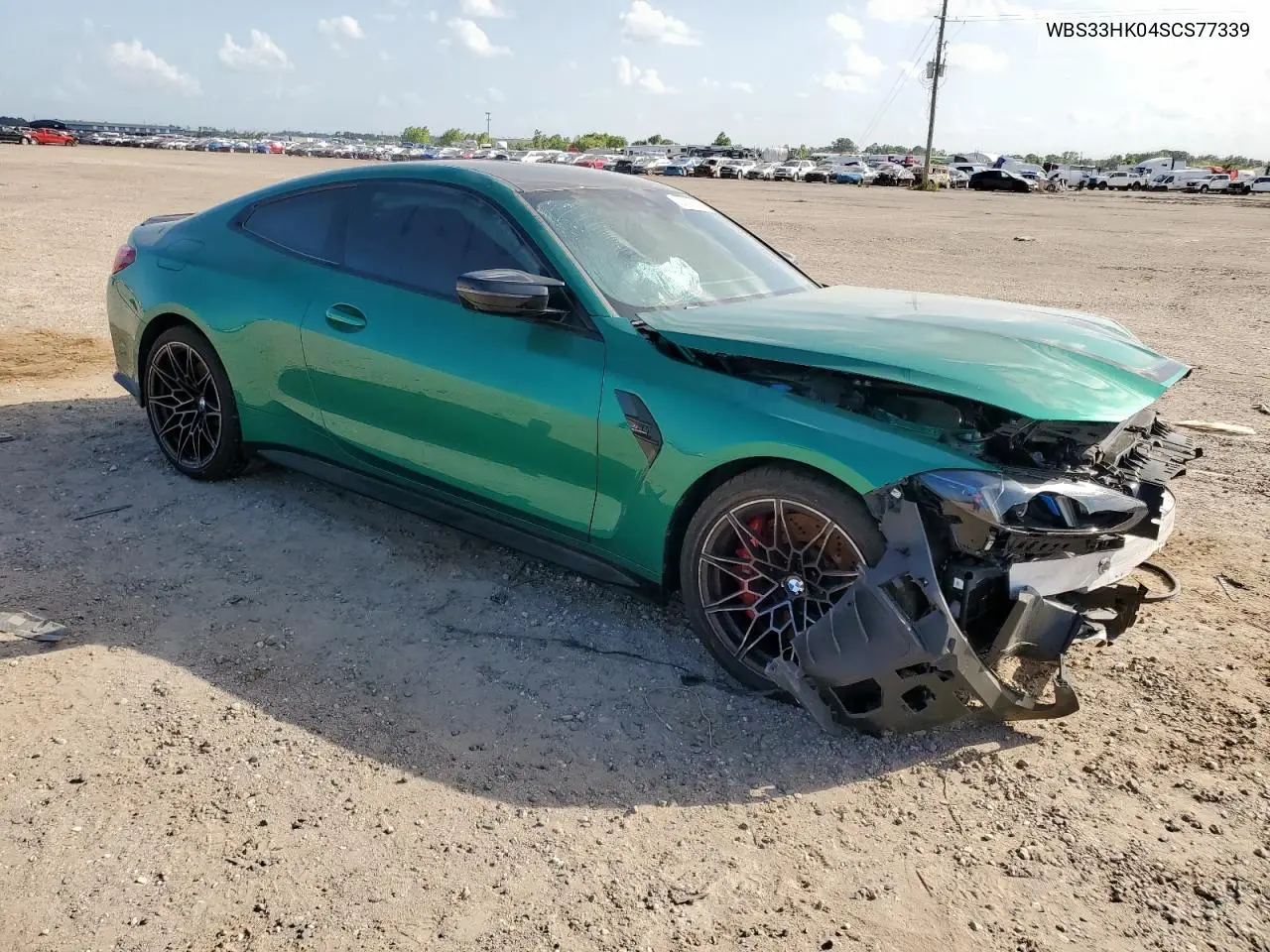 2025 BMW M4 Competition VIN: WBS33HK04SCS77339 Lot: 61709335