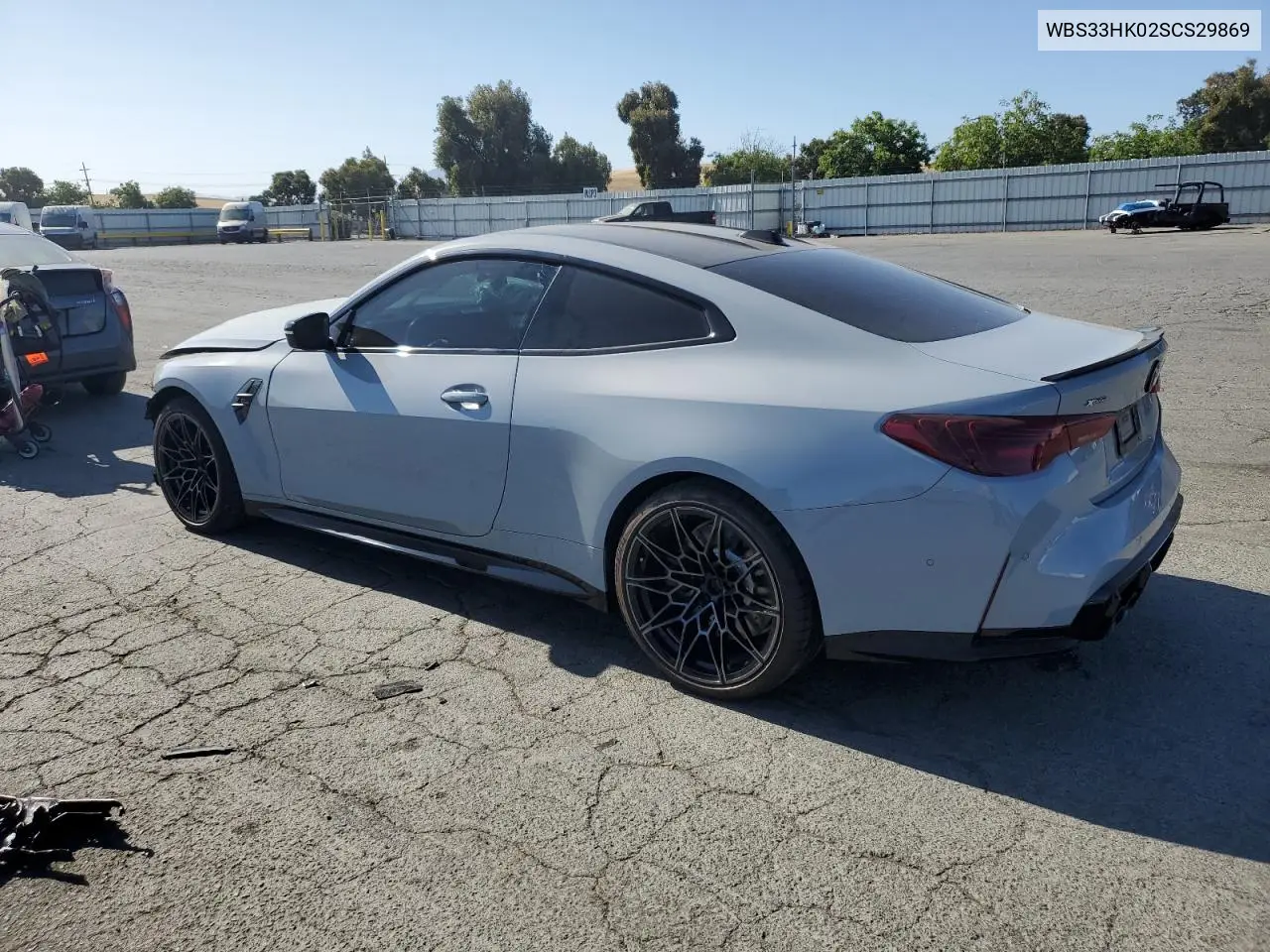 2025 BMW M4 Competition VIN: WBS33HK02SCS29869 Lot: 62025085