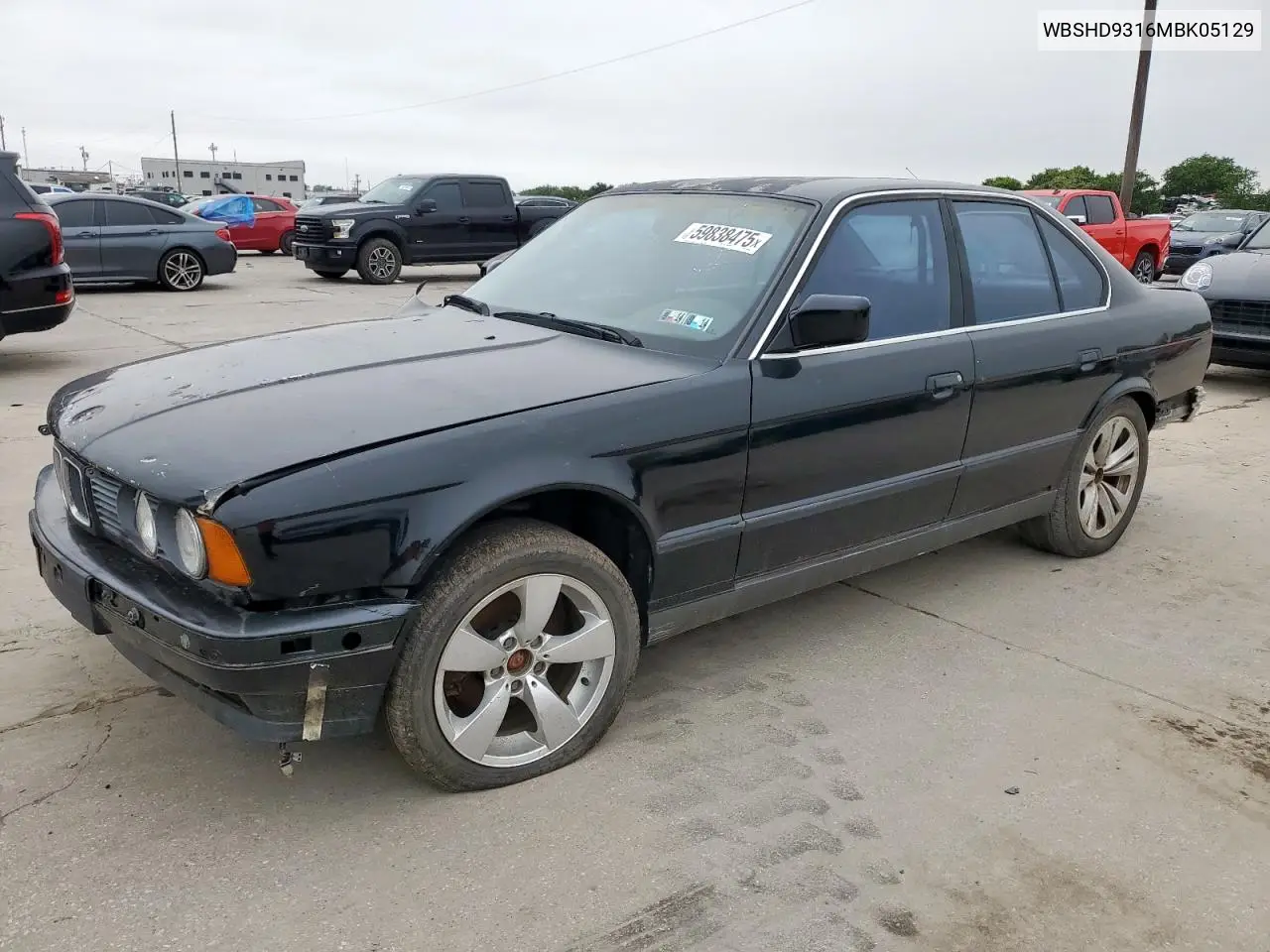 1991 BMW M5 VIN: WBSHD9316MBK05129 Lot: 59838475