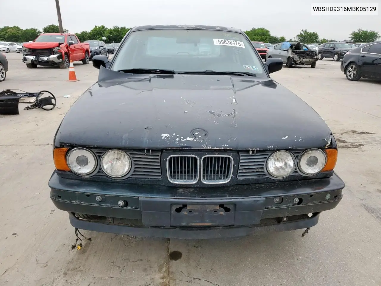 1991 BMW M5 VIN: WBSHD9316MBK05129 Lot: 59838475