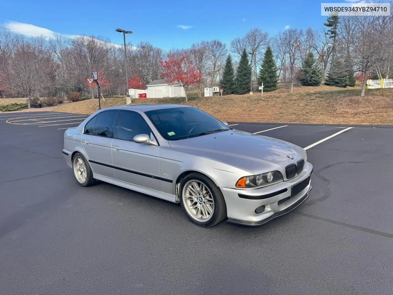 2000 BMW M5 VIN: WBSDE9343YBZ94710 Lot: 56716935
