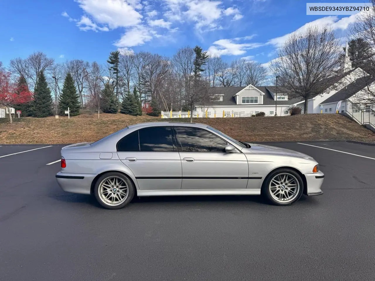 2000 BMW M5 VIN: WBSDE9343YBZ94710 Lot: 56716935