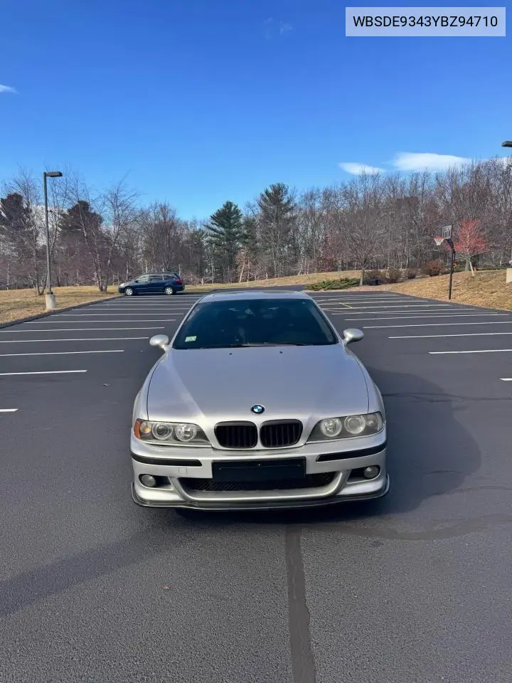 2000 BMW M5 VIN: WBSDE9343YBZ94710 Lot: 56716935