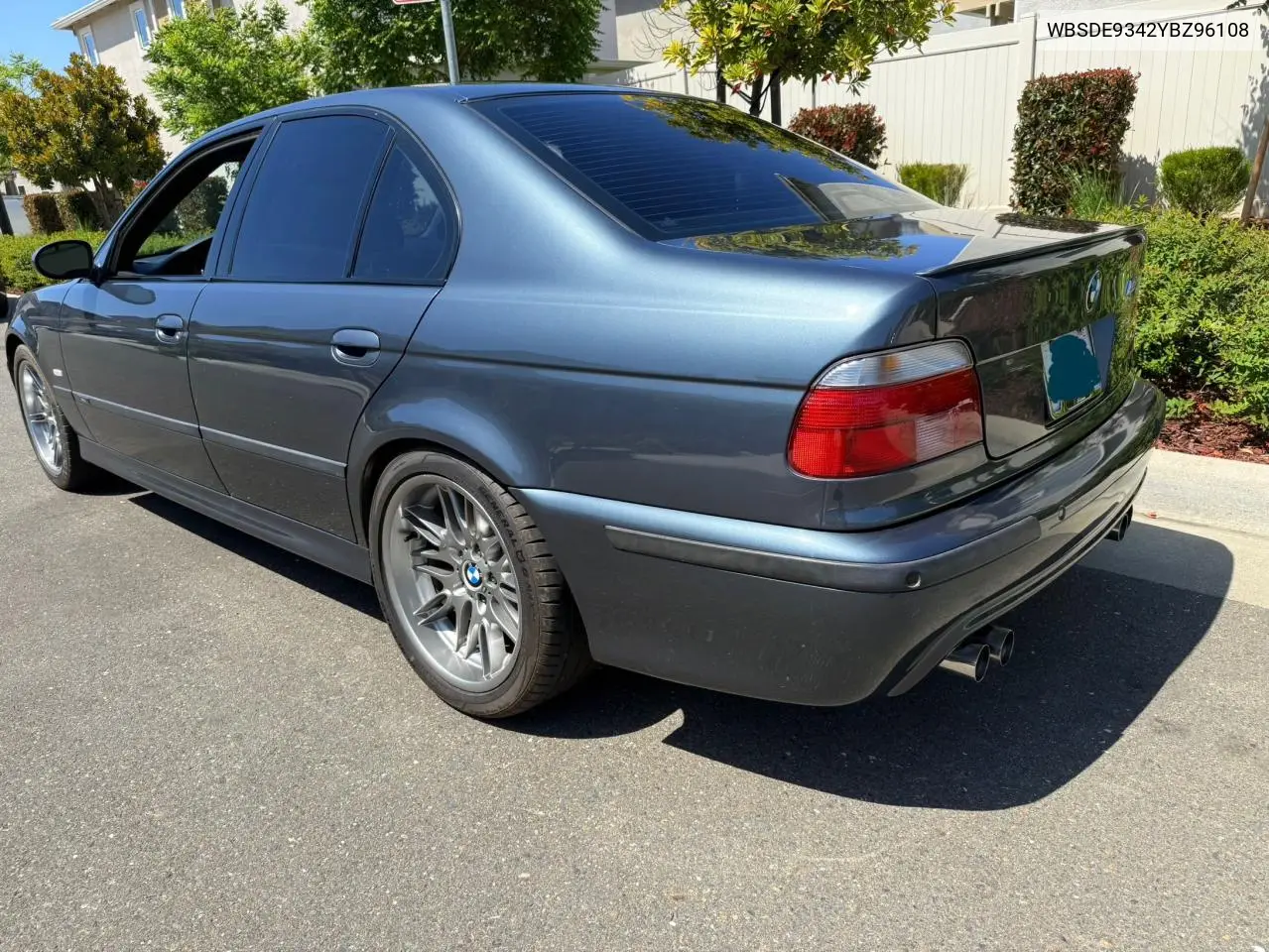 2000 BMW M5 VIN: WBSDE9342YBZ96108 Lot: 62611175