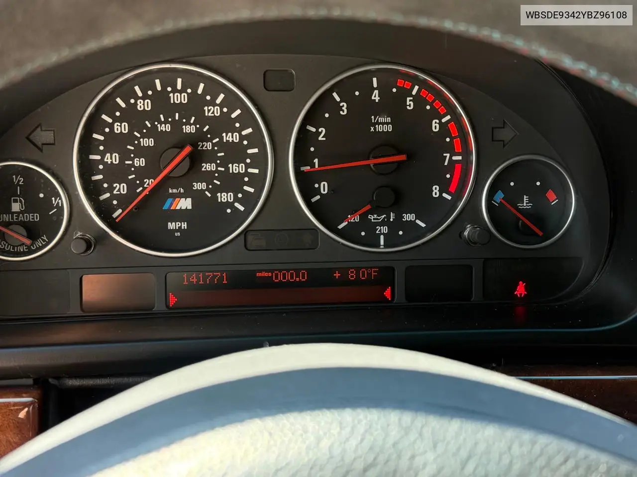 2000 BMW M5 VIN: WBSDE9342YBZ96108 Lot: 62611175