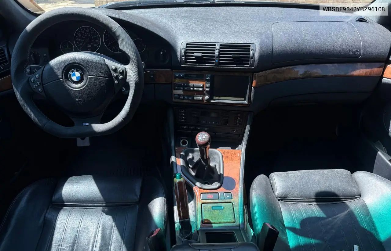 2000 BMW M5 VIN: WBSDE9342YBZ96108 Lot: 62611175
