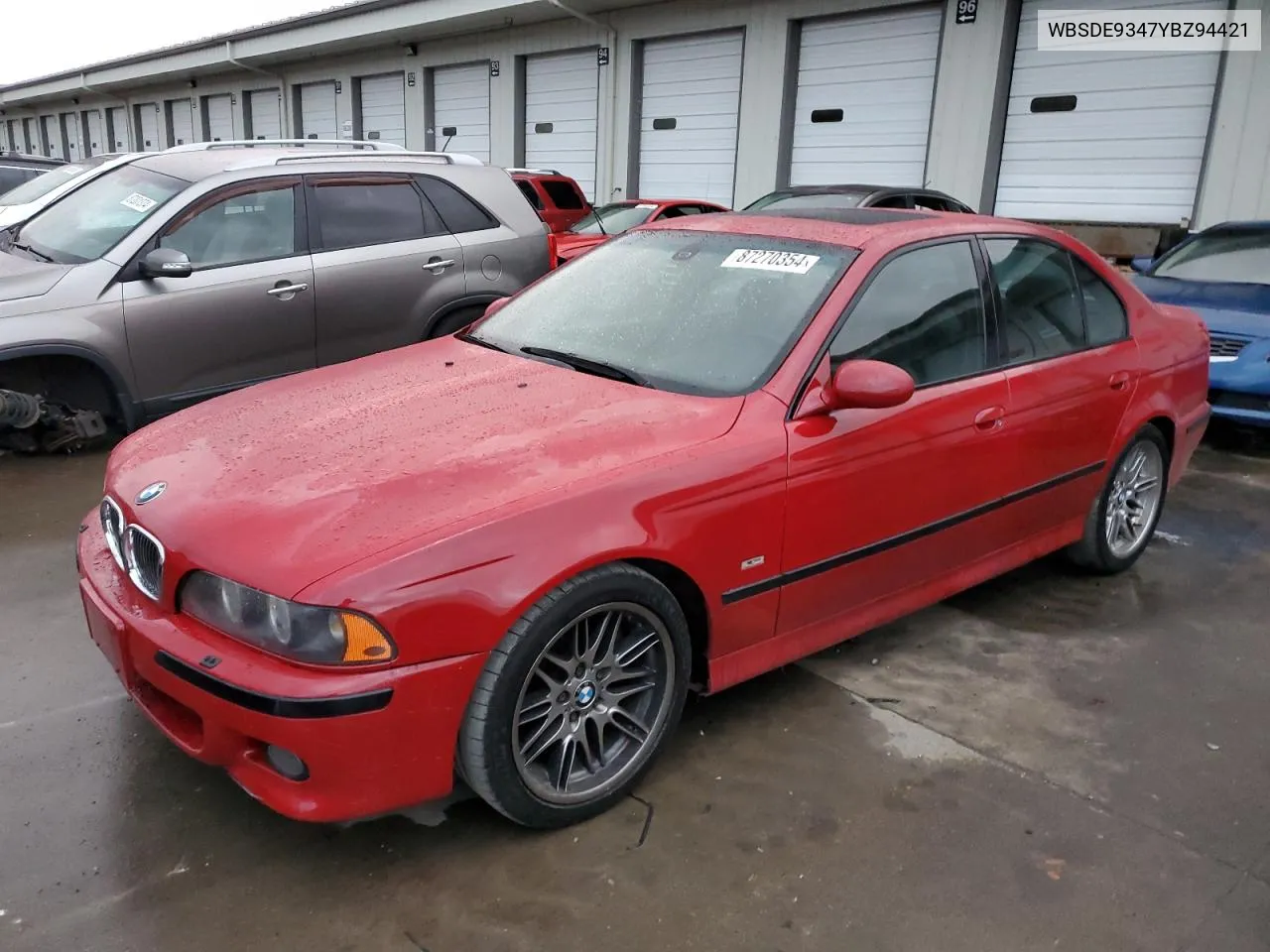 2000 BMW M5 VIN: WBSDE9347YBZ94421 Lot: 87270354