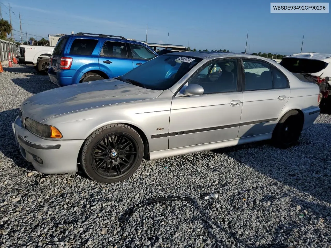 2002 BMW M5 VIN: WBSDE93492CF90296 Lot: 62483775