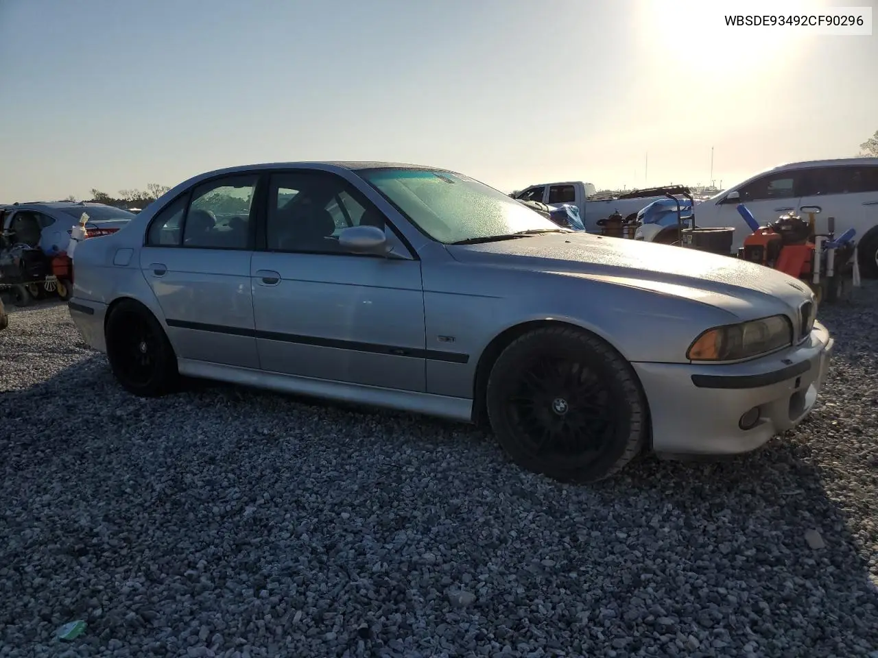 2002 BMW M5 VIN: WBSDE93492CF90296 Lot: 62483775