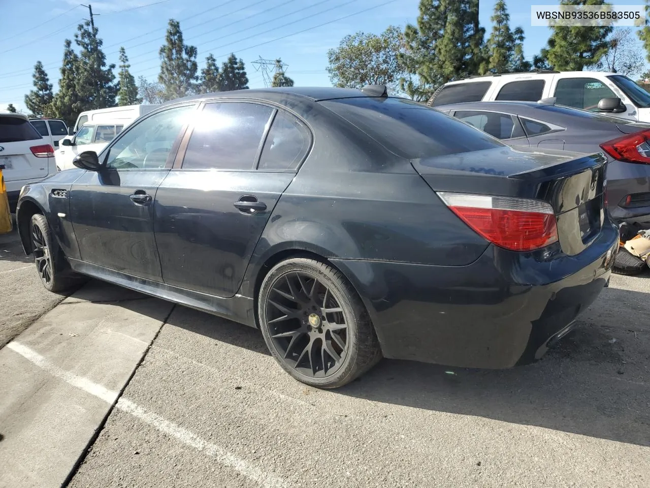 2006 BMW M5 VIN: WBSNB93536B583505 Lot: 40292044