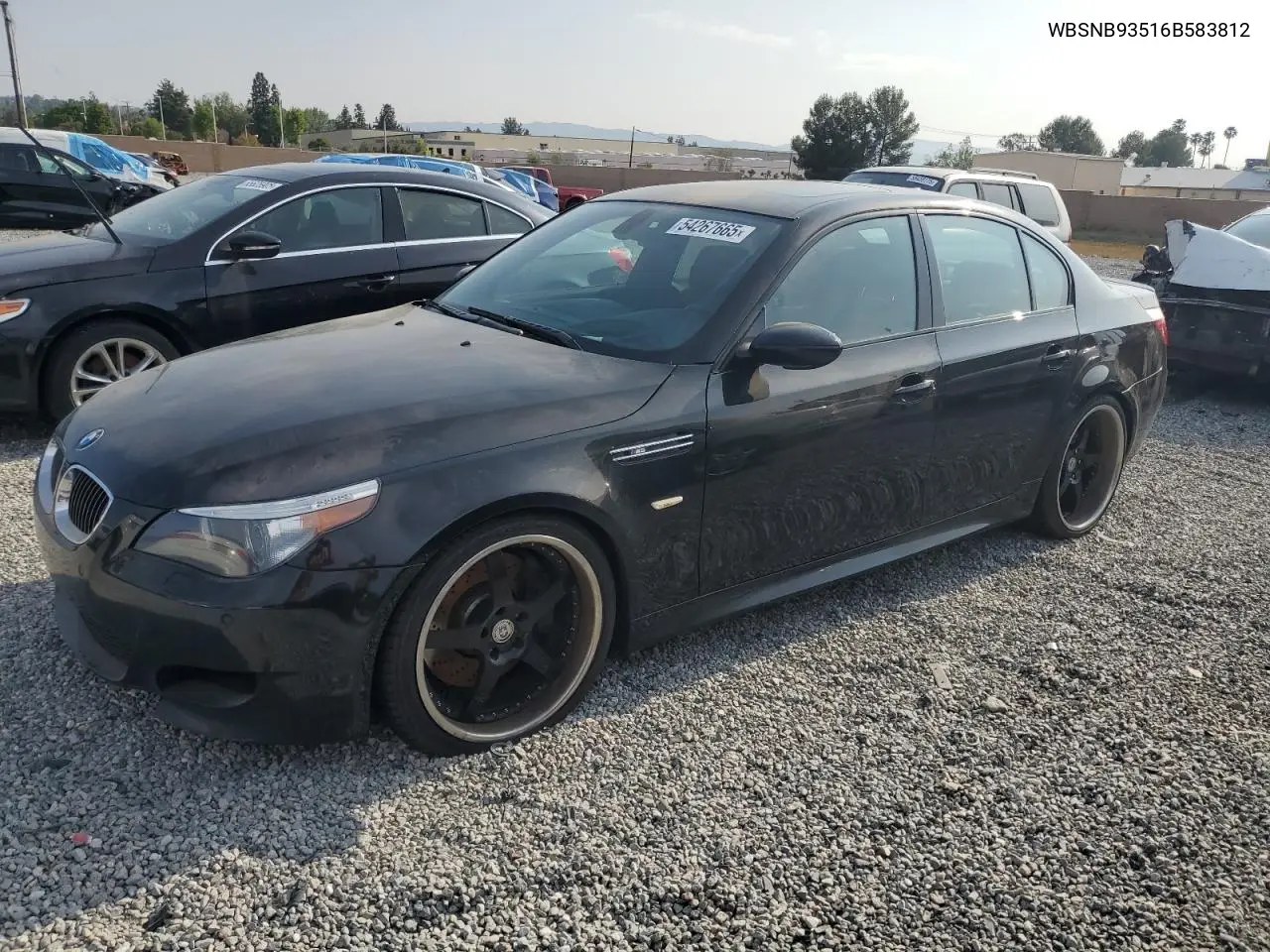2006 BMW M5 VIN: WBSNB93516B583812 Lot: 54267665