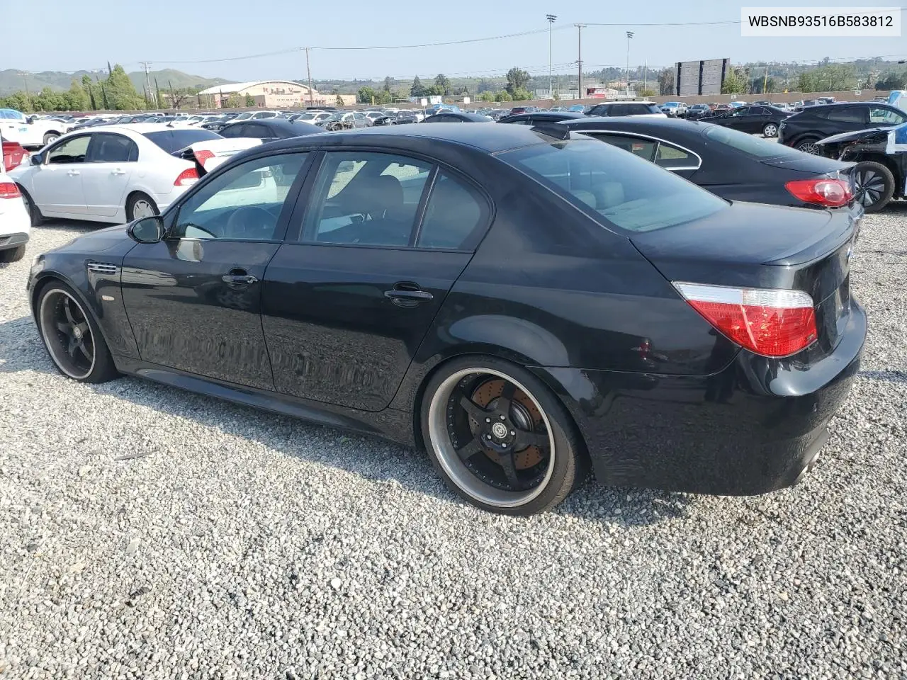 2006 BMW M5 VIN: WBSNB93516B583812 Lot: 54267665
