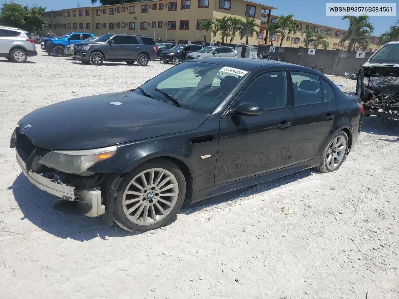 2006 BMW M5 VIN: WBSNB93576B584561 Lot: 57304355