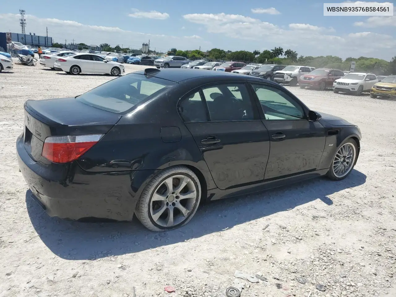 2006 BMW M5 VIN: WBSNB93576B584561 Lot: 57304355