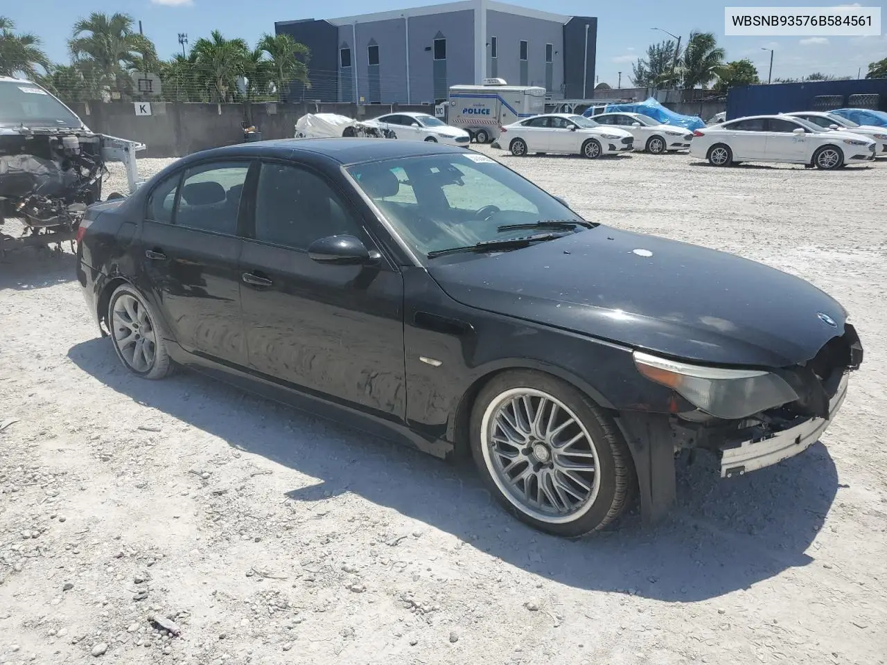2006 BMW M5 VIN: WBSNB93576B584561 Lot: 57304355