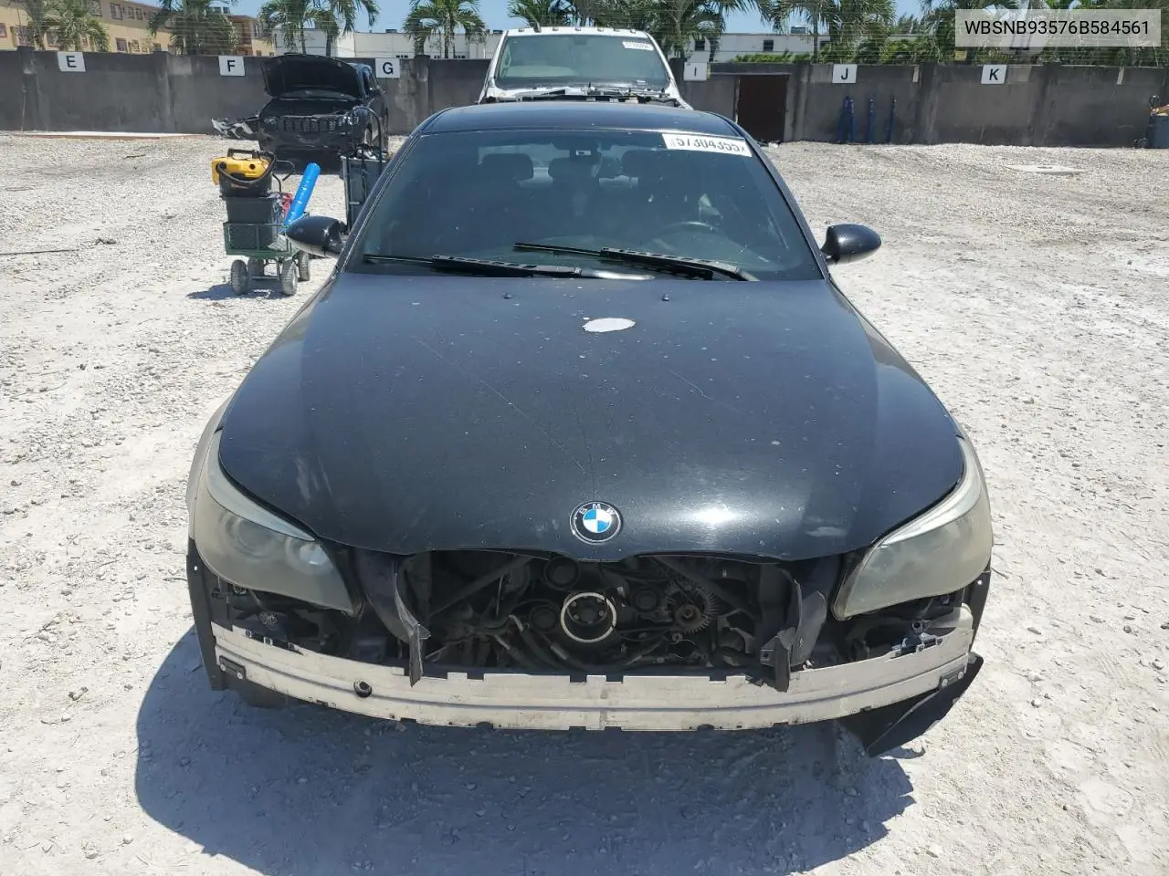 2006 BMW M5 VIN: WBSNB93576B584561 Lot: 57304355