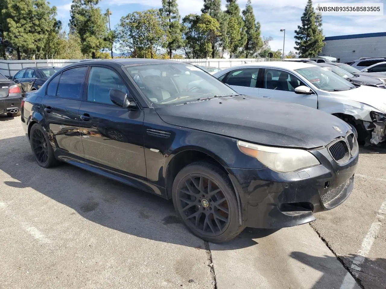 2006 BMW M5 VIN: WBSNB93536B583505 Lot: 60733085
