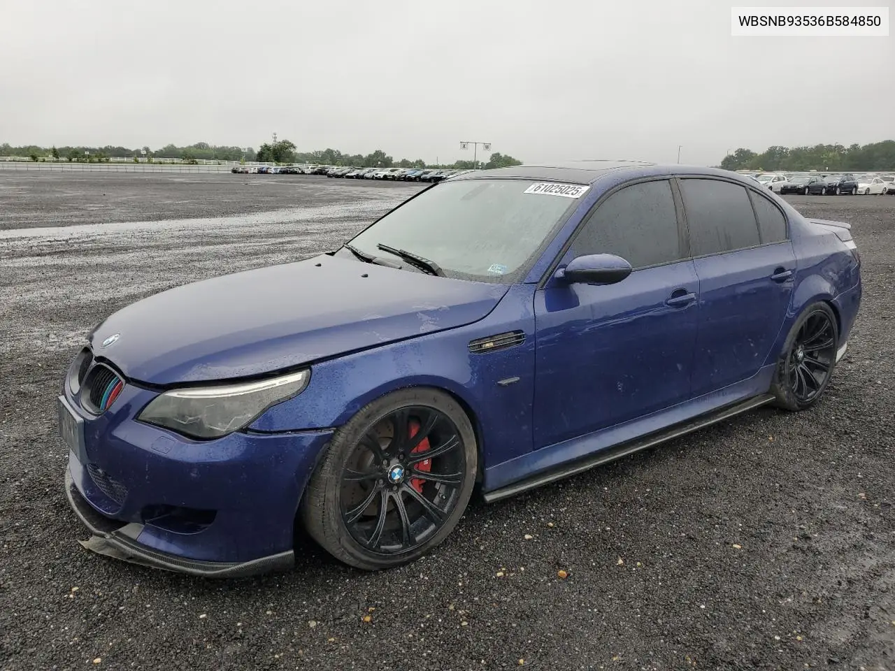2006 BMW M5 VIN: WBSNB93536B584850 Lot: 61025025