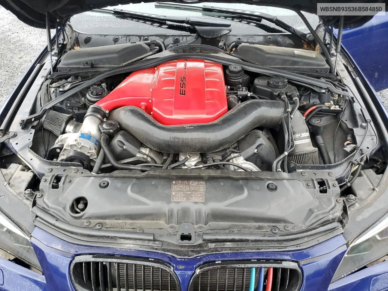 2006 BMW M5 VIN: WBSNB93536B584850 Lot: 61025025