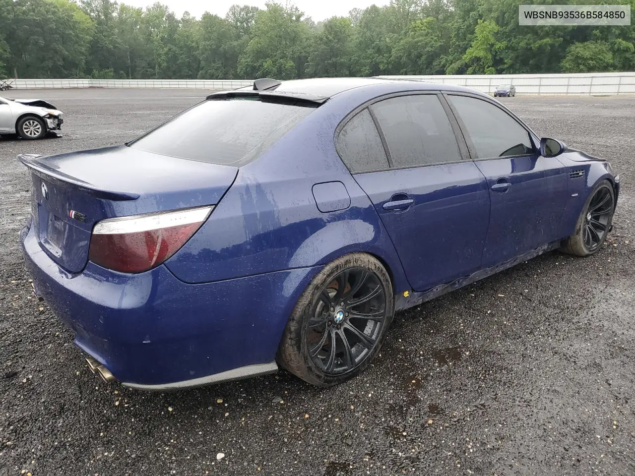 2006 BMW M5 VIN: WBSNB93536B584850 Lot: 61025025