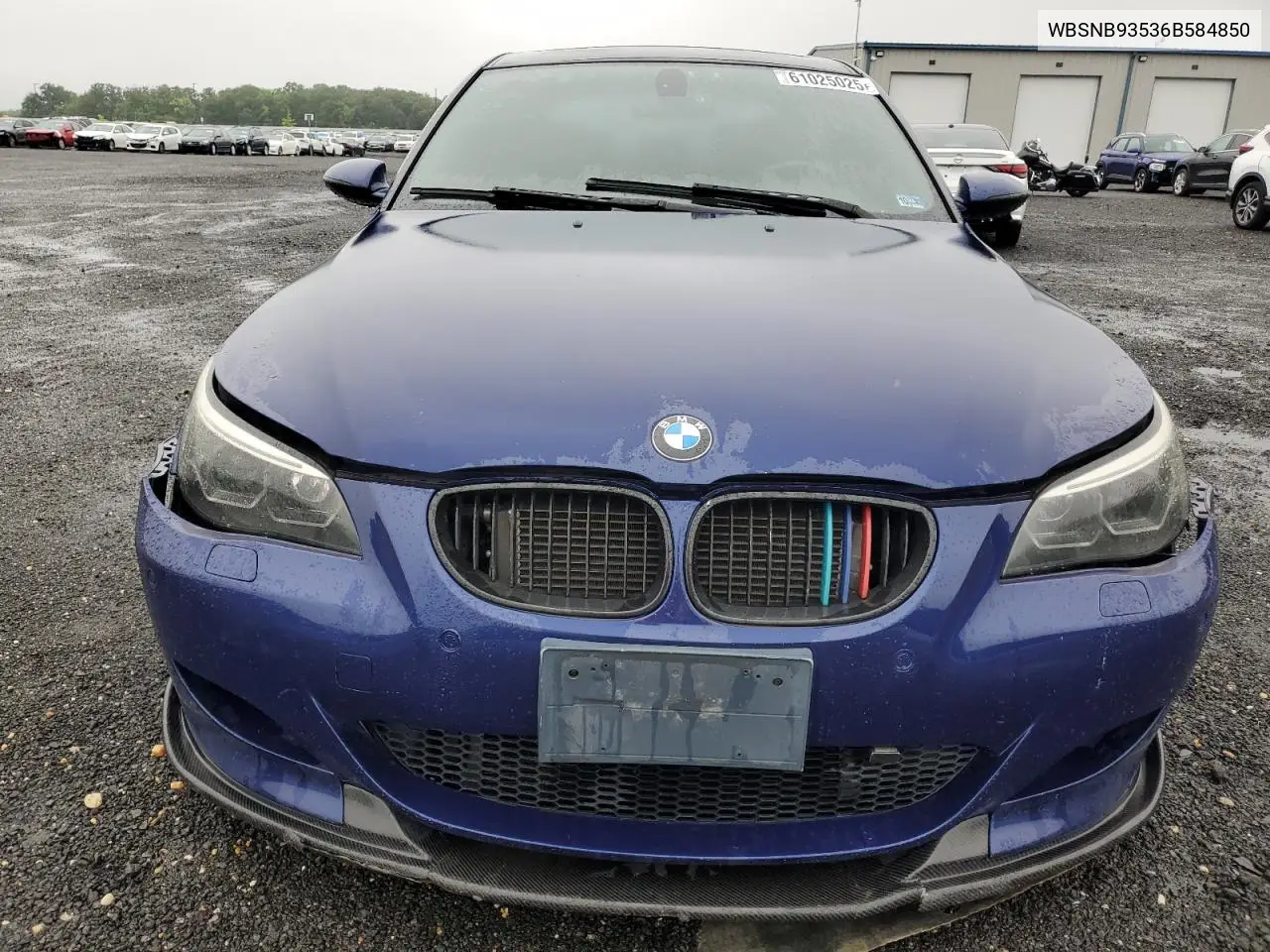 2006 BMW M5 VIN: WBSNB93536B584850 Lot: 61025025