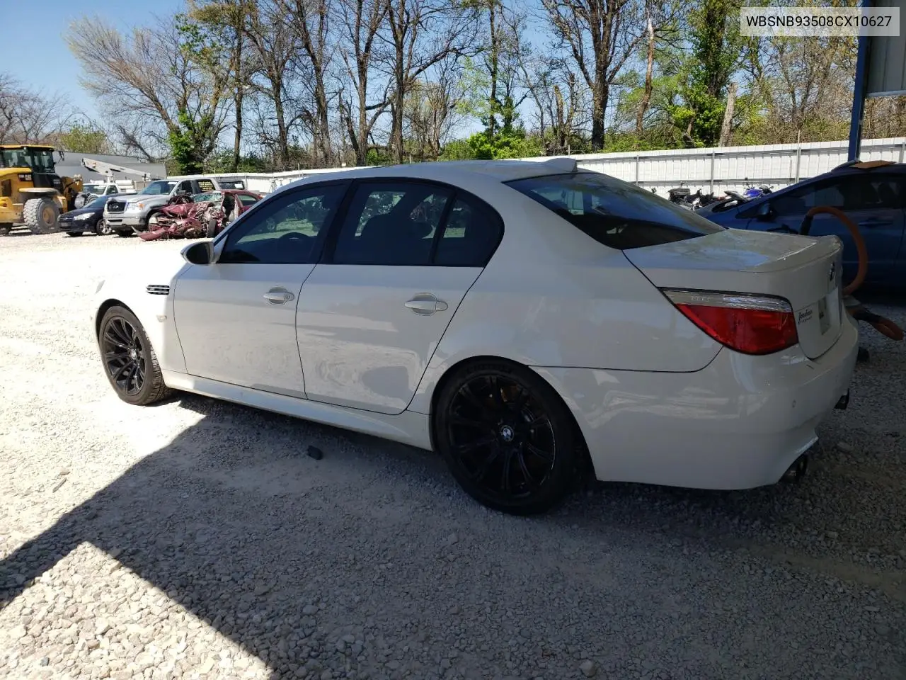 2008 BMW M5 VIN: WBSNB93508CX10627 Lot: 52225045