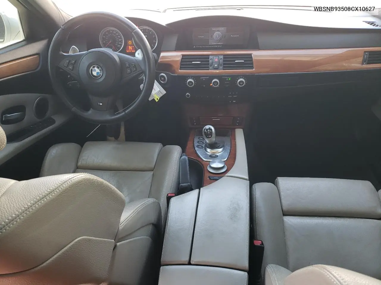 2008 BMW M5 VIN: WBSNB93508CX10627 Lot: 52225045