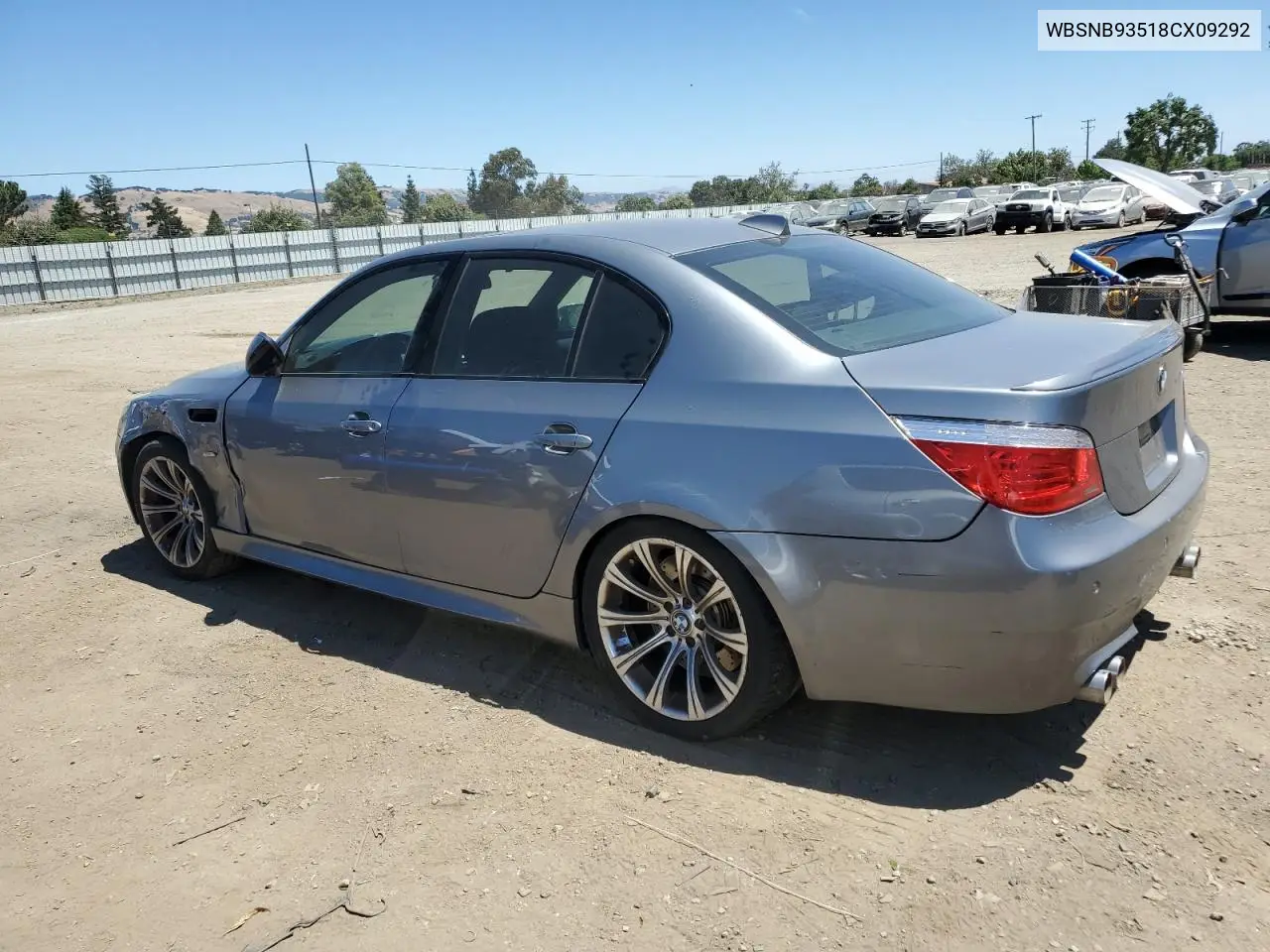 2008 BMW M5 VIN: WBSNB93518CX09292 Lot: 57896195