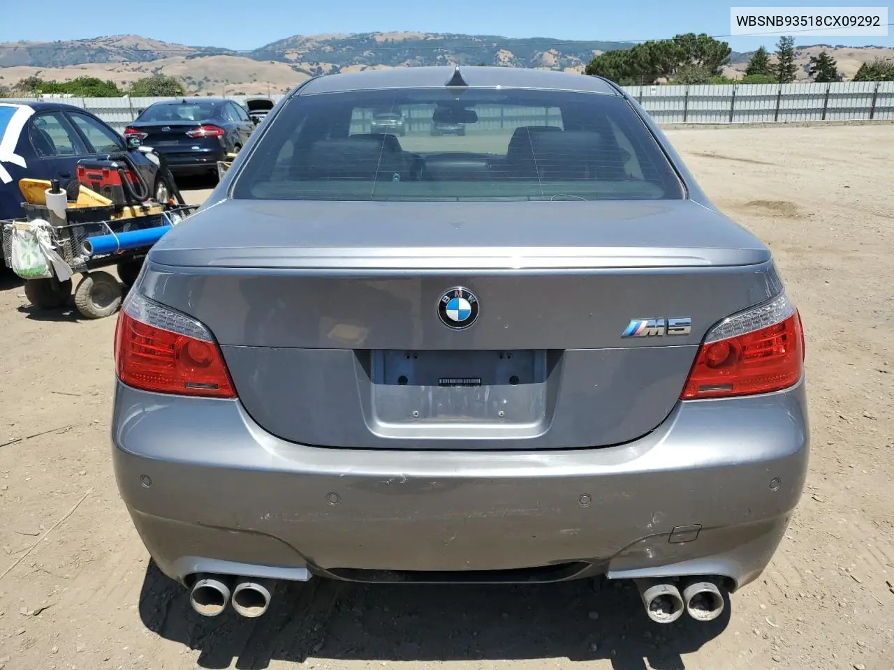 2008 BMW M5 VIN: WBSNB93518CX09292 Lot: 57896195