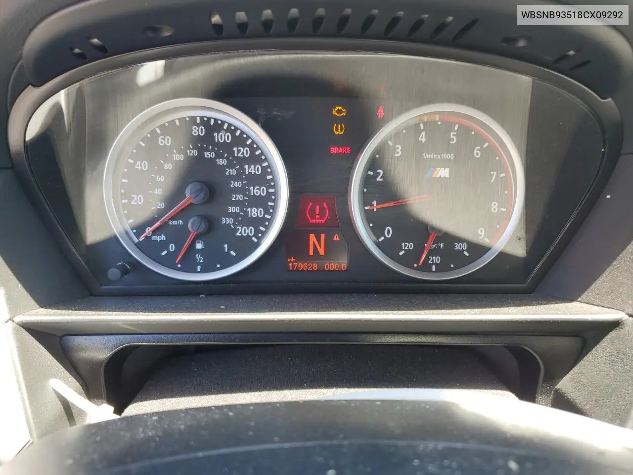 2008 BMW M5 VIN: WBSNB93518CX09292 Lot: 57896195