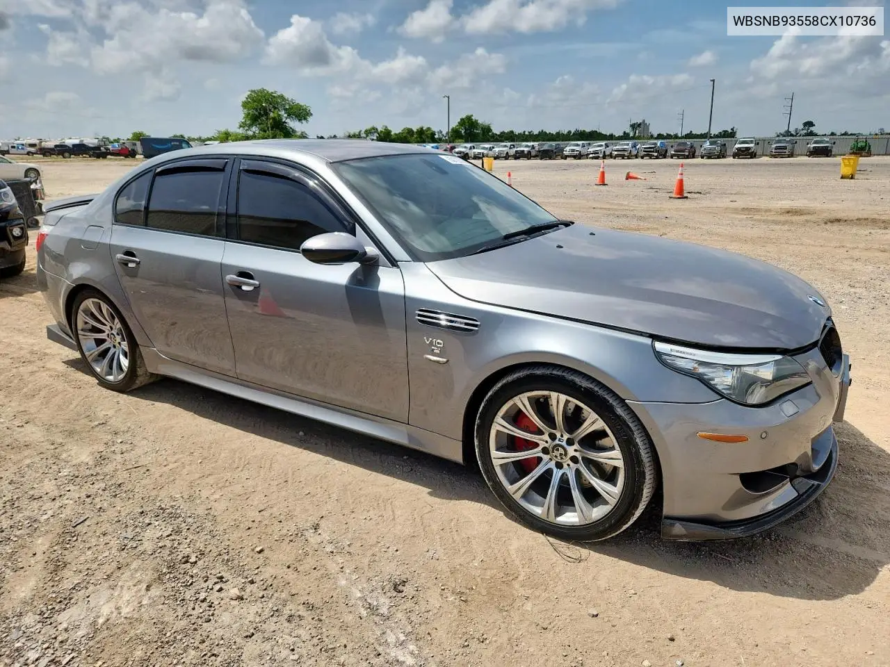 2008 BMW M5 VIN: WBSNB93558CX10736 Lot: 63122335