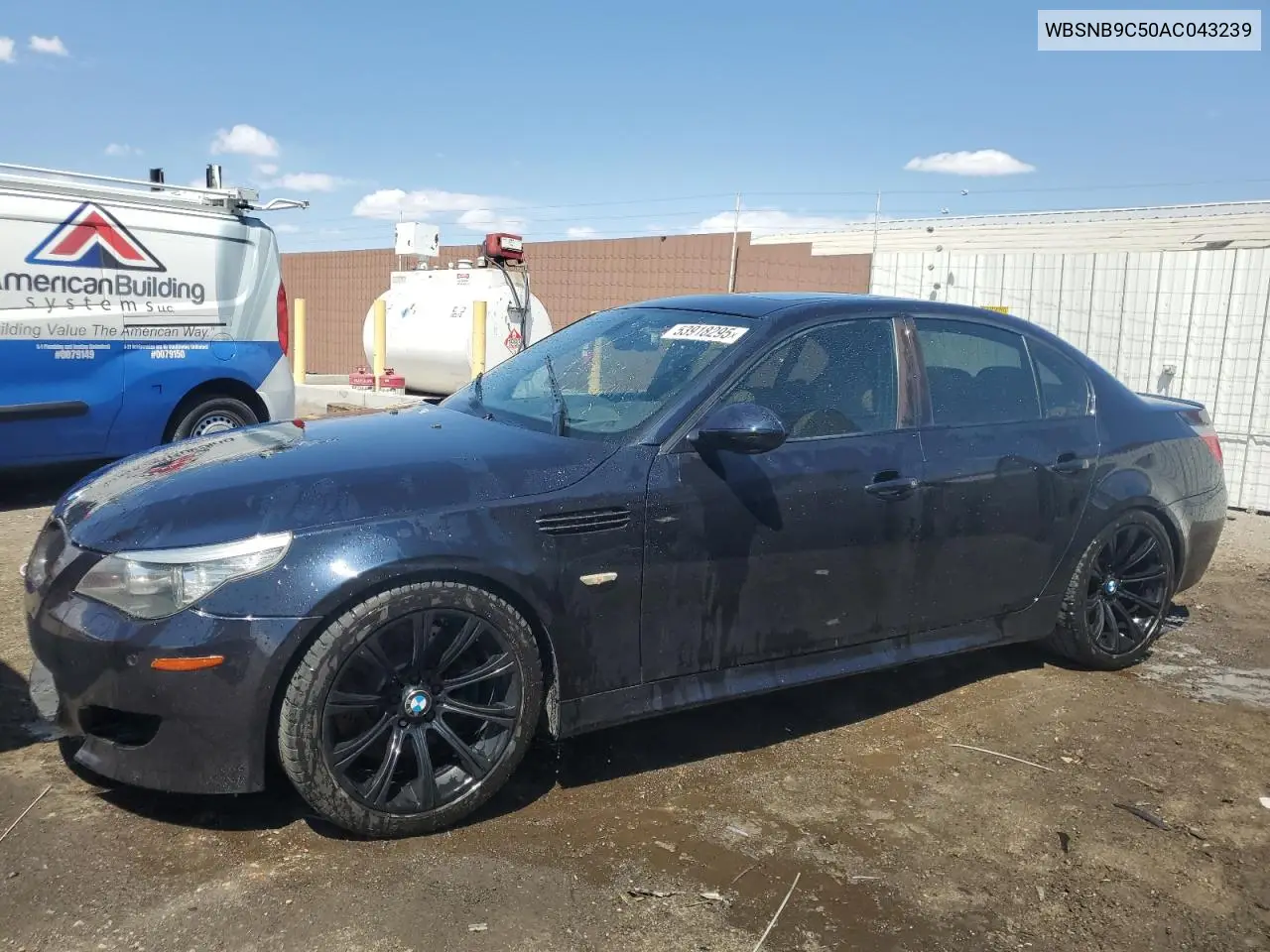 2010 BMW M5 VIN: WBSNB9C50AC043239 Lot: 53918295