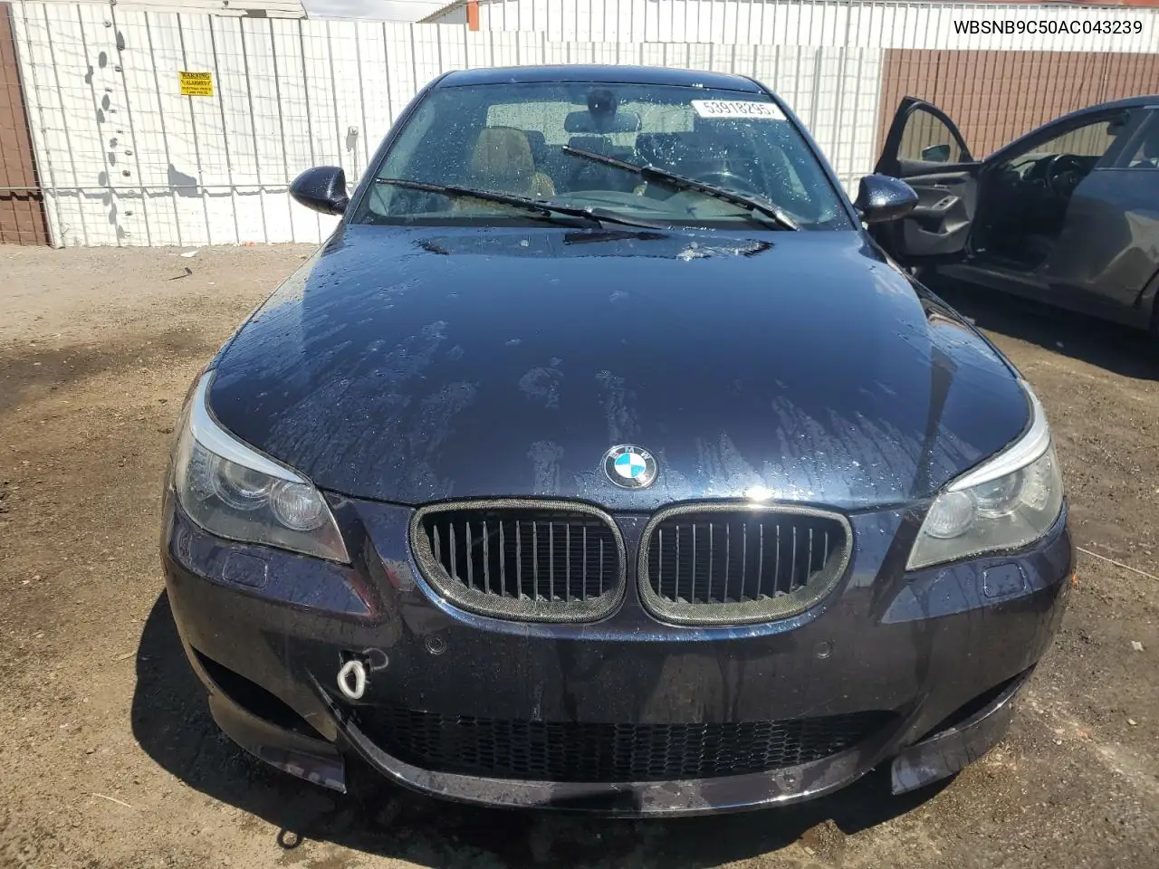 2010 BMW M5 VIN: WBSNB9C50AC043239 Lot: 53918295