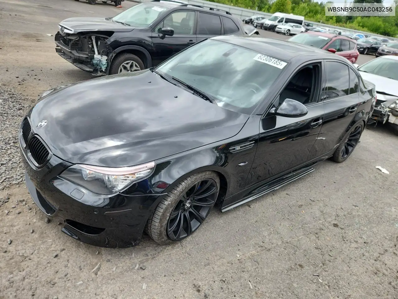 2010 BMW M5 VIN: WBSNB9C50AC043256 Lot: 62306185