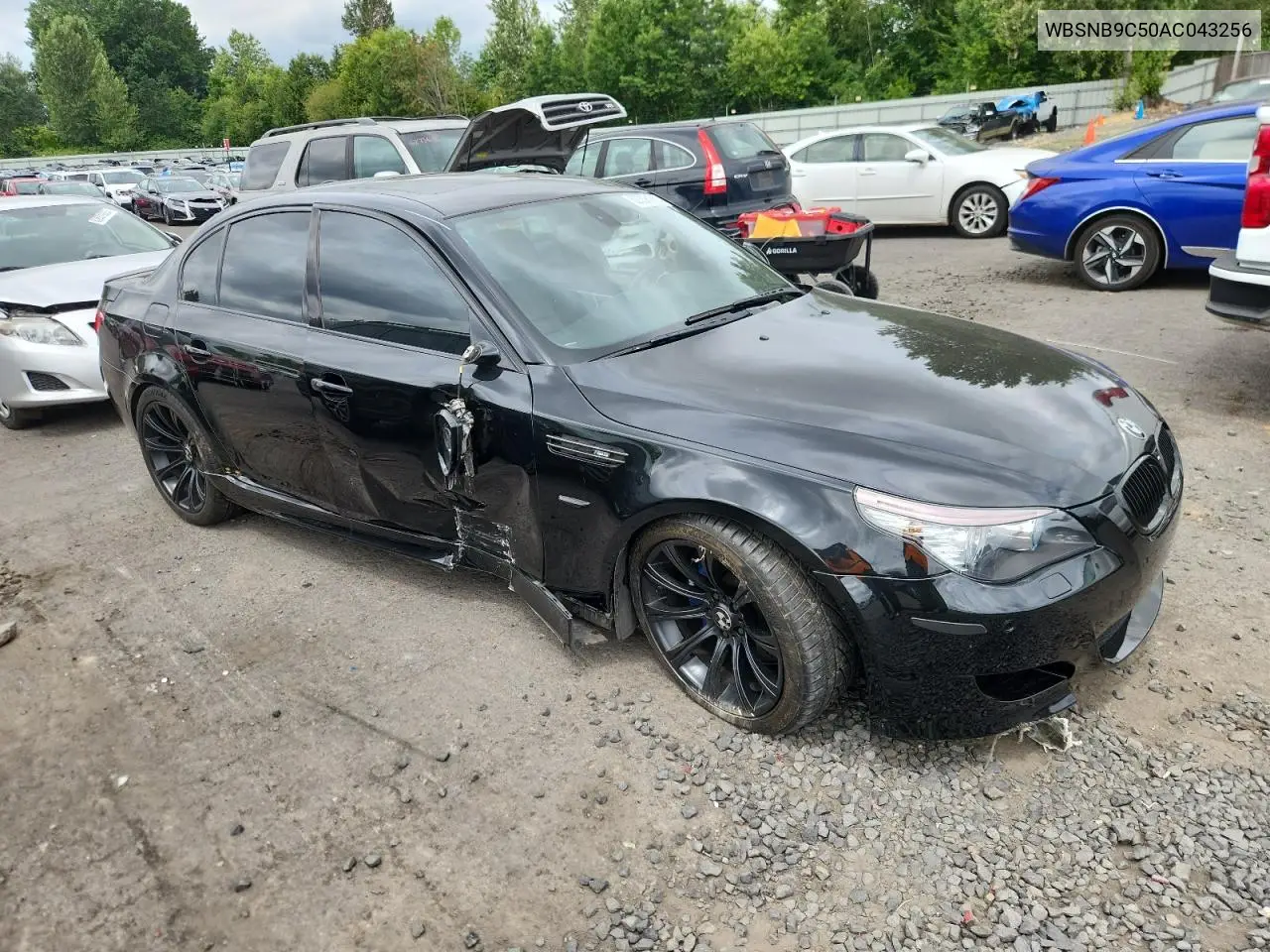 2010 BMW M5 VIN: WBSNB9C50AC043256 Lot: 62306185