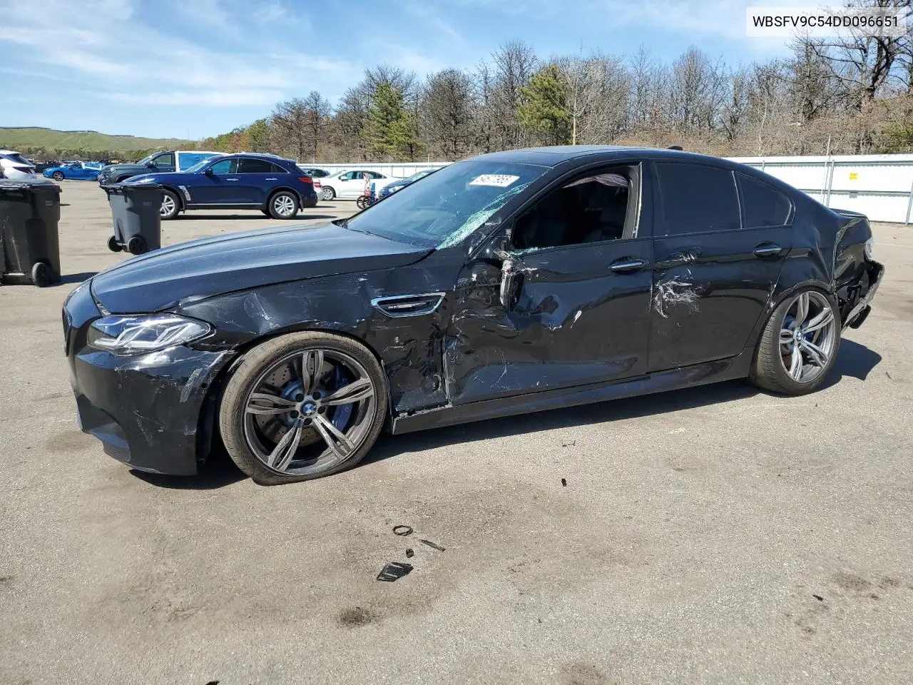 2013 BMW M5 VIN: WBSFV9C54DD096651 Lot: 54677955