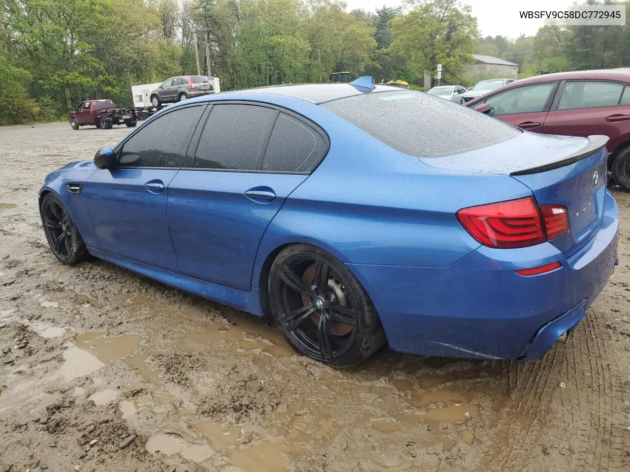 2013 BMW M5 VIN: WBSFV9C58DC772945 Lot: 55759565