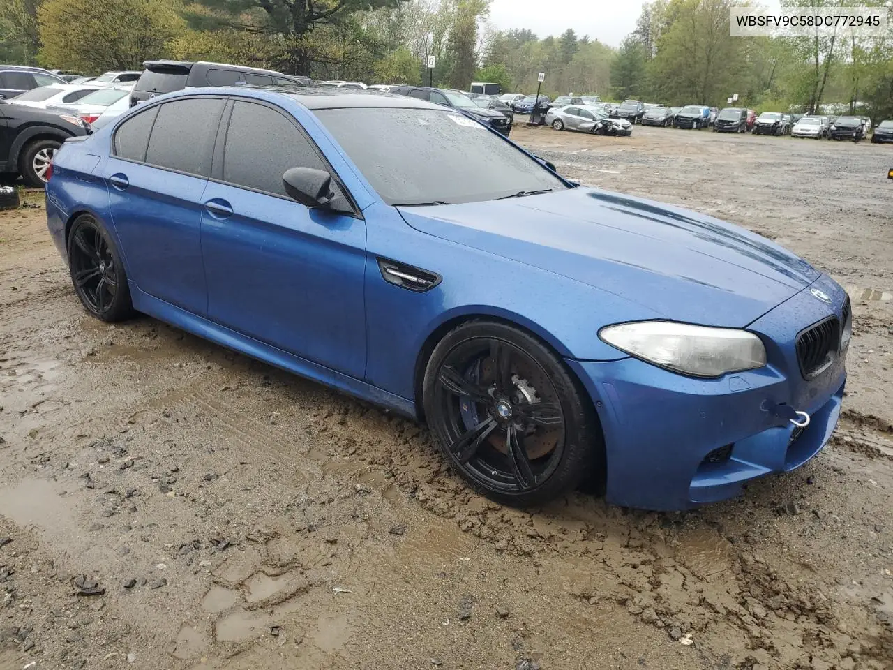 2013 BMW M5 VIN: WBSFV9C58DC772945 Lot: 55759565
