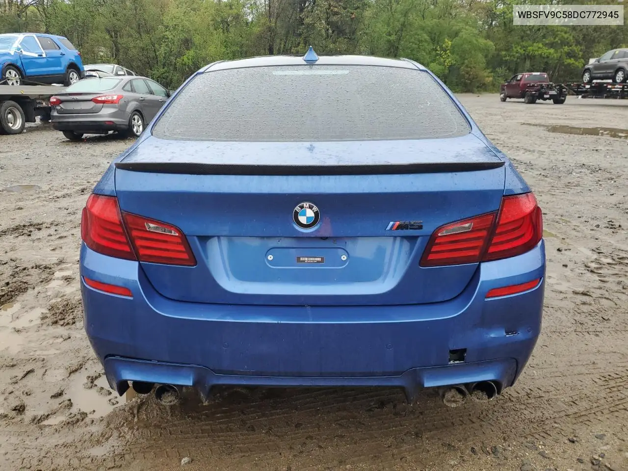 2013 BMW M5 VIN: WBSFV9C58DC772945 Lot: 55759565