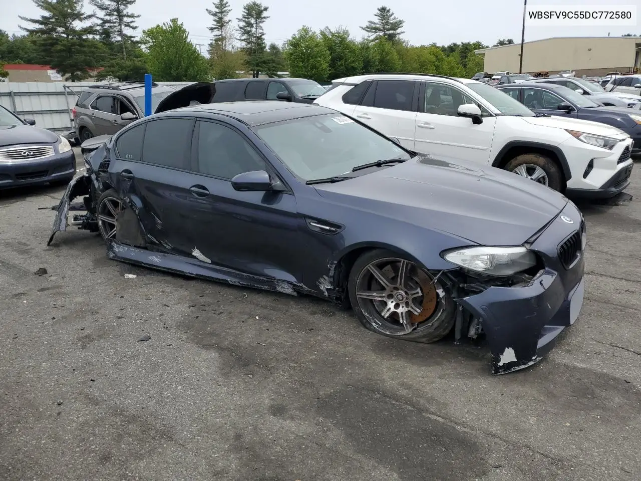 2013 BMW M5 VIN: WBSFV9C55DC772580 Lot: 58570035