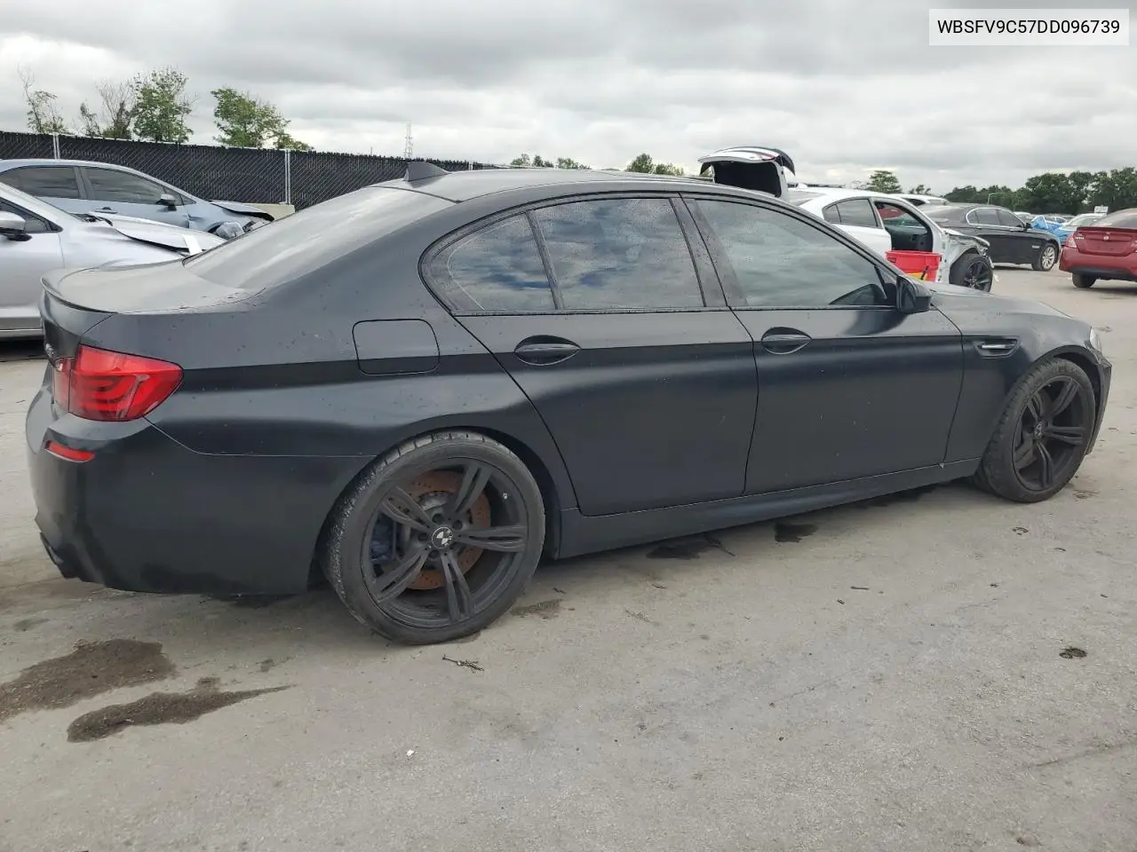 2013 BMW M5 VIN: WBSFV9C57DD096739 Lot: 59640315