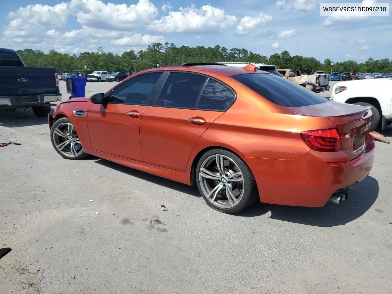 2013 BMW M5 VIN: WBSFV9C51DD096218 Lot: 61766115