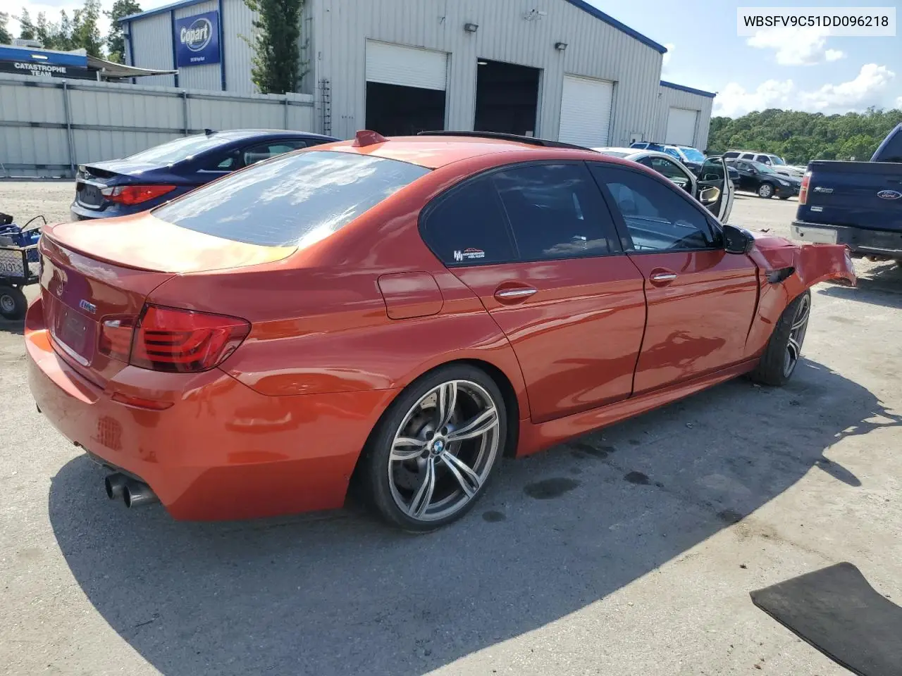 2013 BMW M5 VIN: WBSFV9C51DD096218 Lot: 61766115